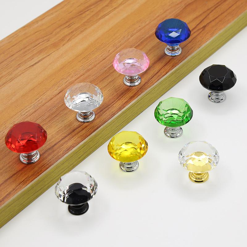Modern Minimalist Glass Aluminum Drawer Pull Handle For Cabinets And Furniture