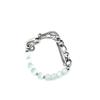Cat Eye Stone Titanium Steel Bracelet For Women Men Handmade Geometric Fashion Accessory