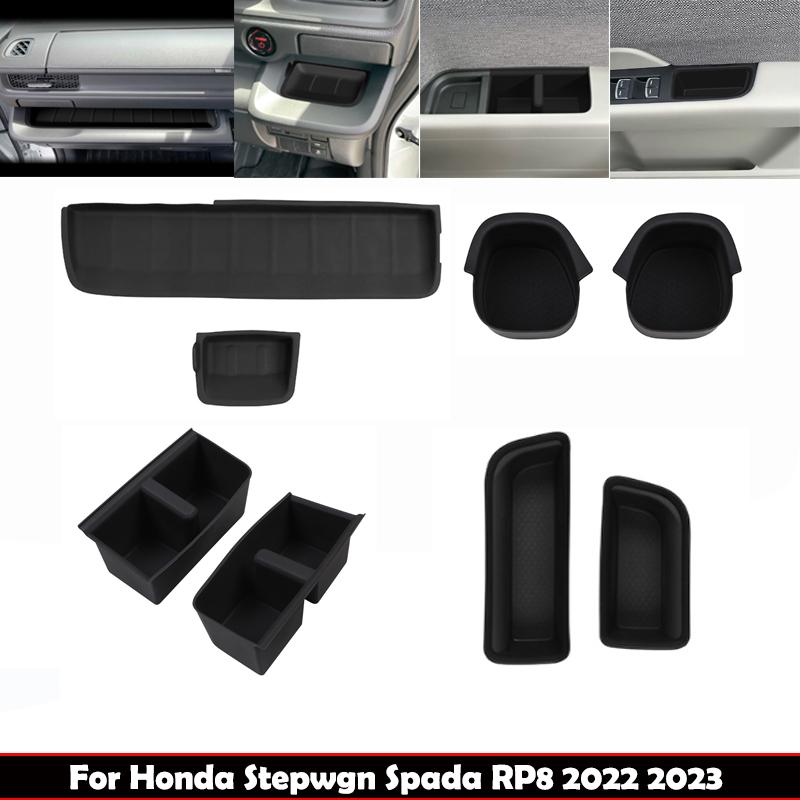 For Honda Stepwgn Spada RP8 Front Middle Storage Box Pad Holder Cover Front passenger center console decorative strip