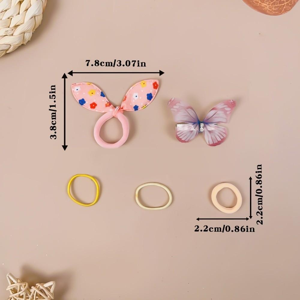 High Elastic Hair Accessories Set No Hurt Hair Hair Clips New Hair Ties Princess Gift Set
