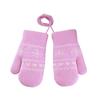 Hanging Neck Rope Children Knitted Mittens Thickened Warm Winter Warm Gloves  Winter Season