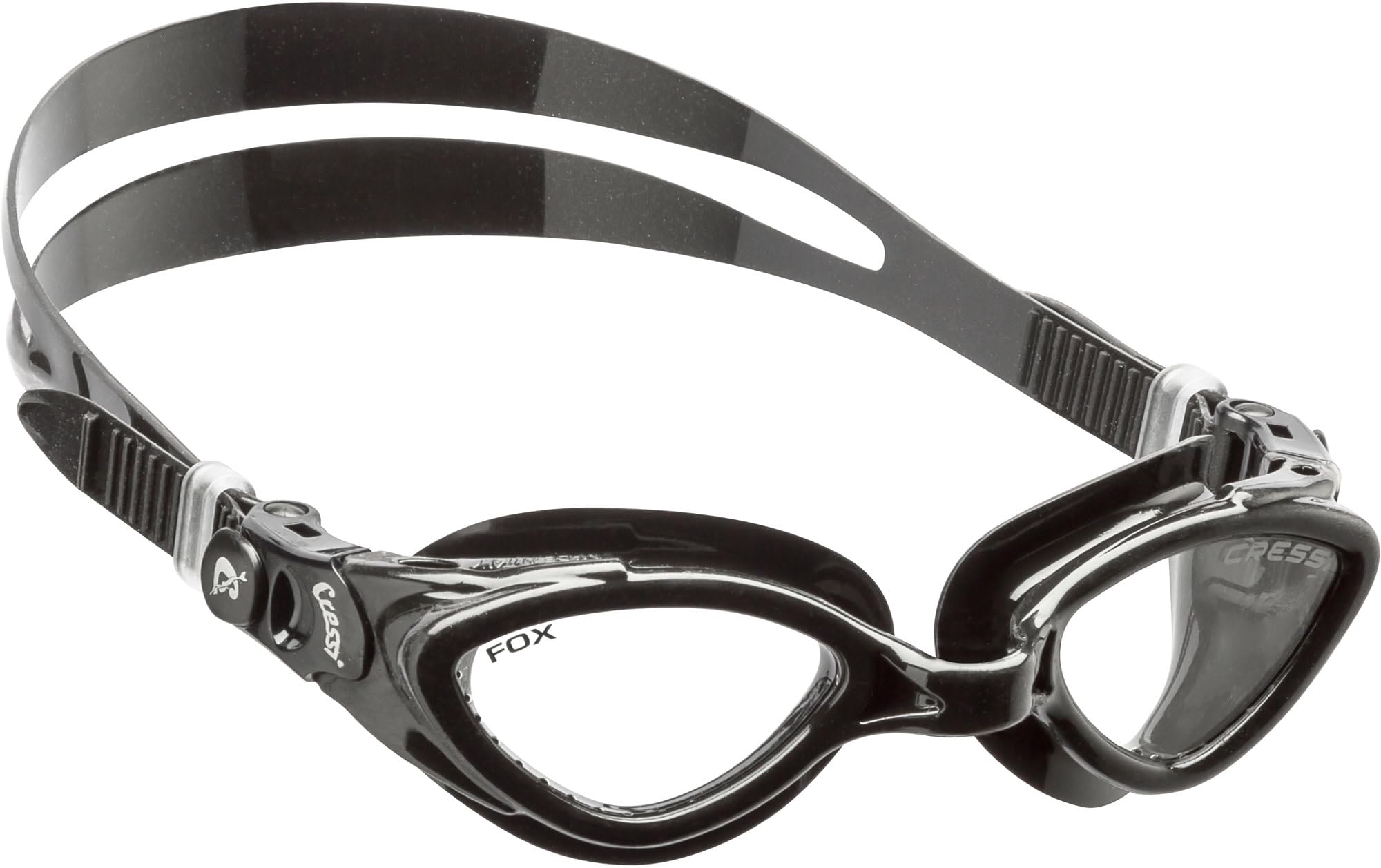 

Swimming Goggles Unisex Flat Lens UV Treatment Black DE202150 [Cressy] [FOX] Protection/Scratch Prevention/Shatterproof [Genuine Product]