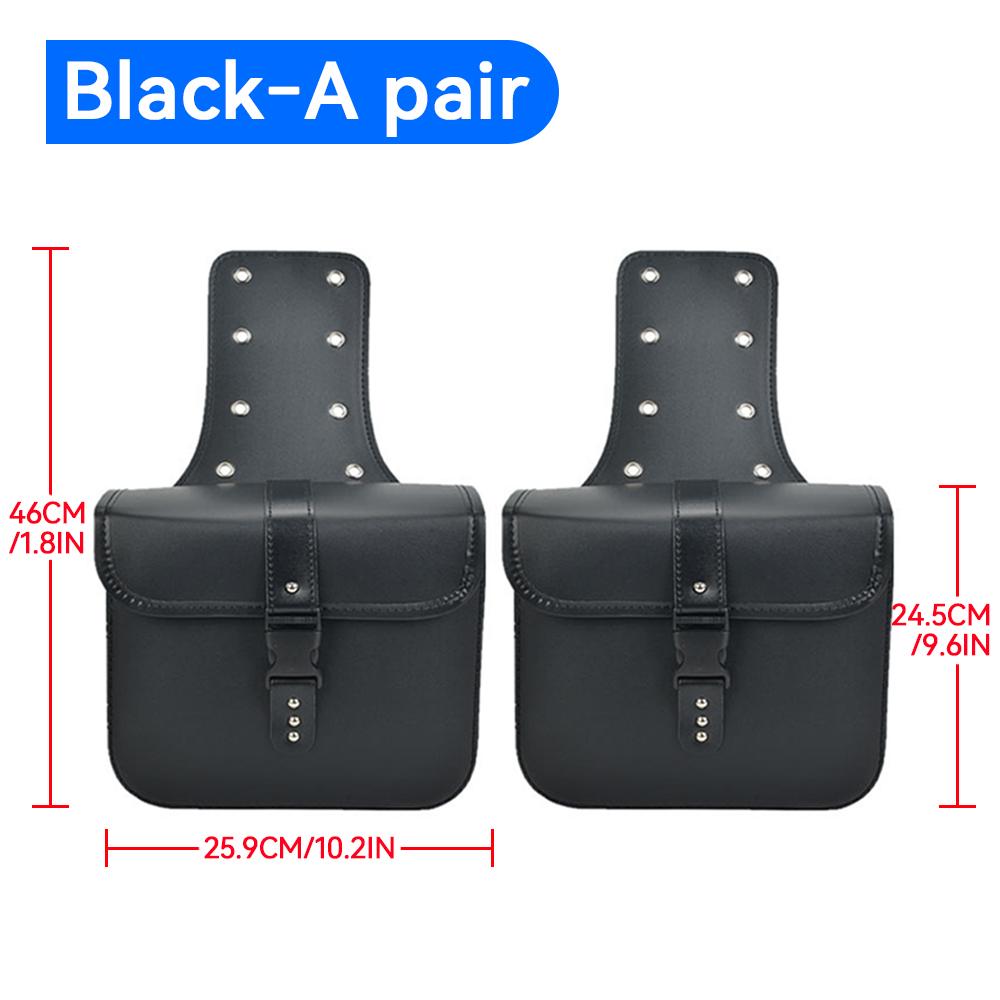 

1 Pair Universal Motorcycle Saddle Bags Side Tool Bag Luggage Storage Bag Waterproof For Honda Suzuki Yamaha Ducati чёрный