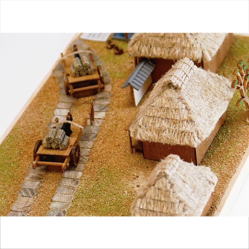 Woody Stations of the Wooden Model Assembly Kit Joe Fifty-three Tokaido Otsu-shuku (Diorama)