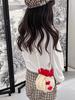 “2025 Women's Wool Knit Mini Bucket Bag - Autumn/Winter Crossbody Shoulder Bag”