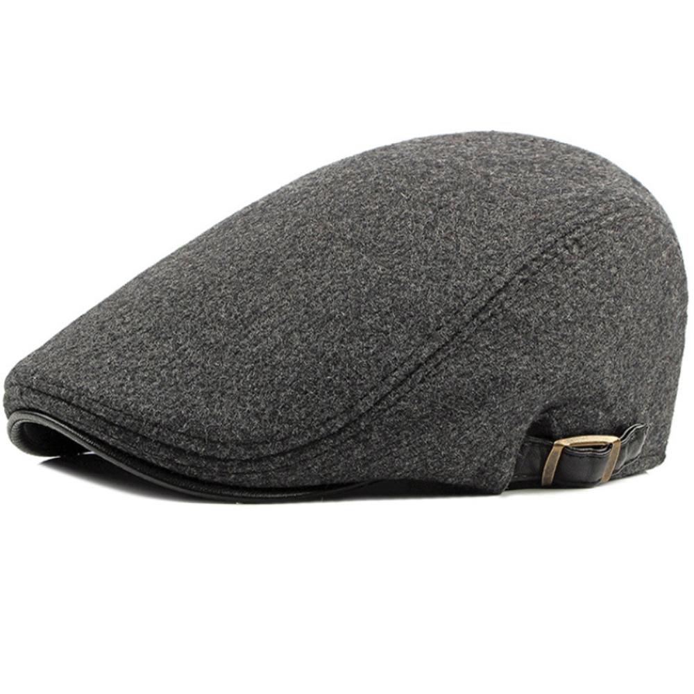 HT4839 Mens Berets Striped Artist Painter Wool Beret Hats Ivy Flat Cap Women Thick Warm Autumn Winter Hat Male Female Beret Caps