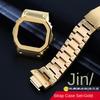 Per Casio G-shock Cassa Lunetta Metallo Cinturino Dw5600 Gw-m5610 Gw-b5600 Gwm5610 GM-5600 Orologio Modificato Cinturino Uomo Acciaio Inossidabile Completo