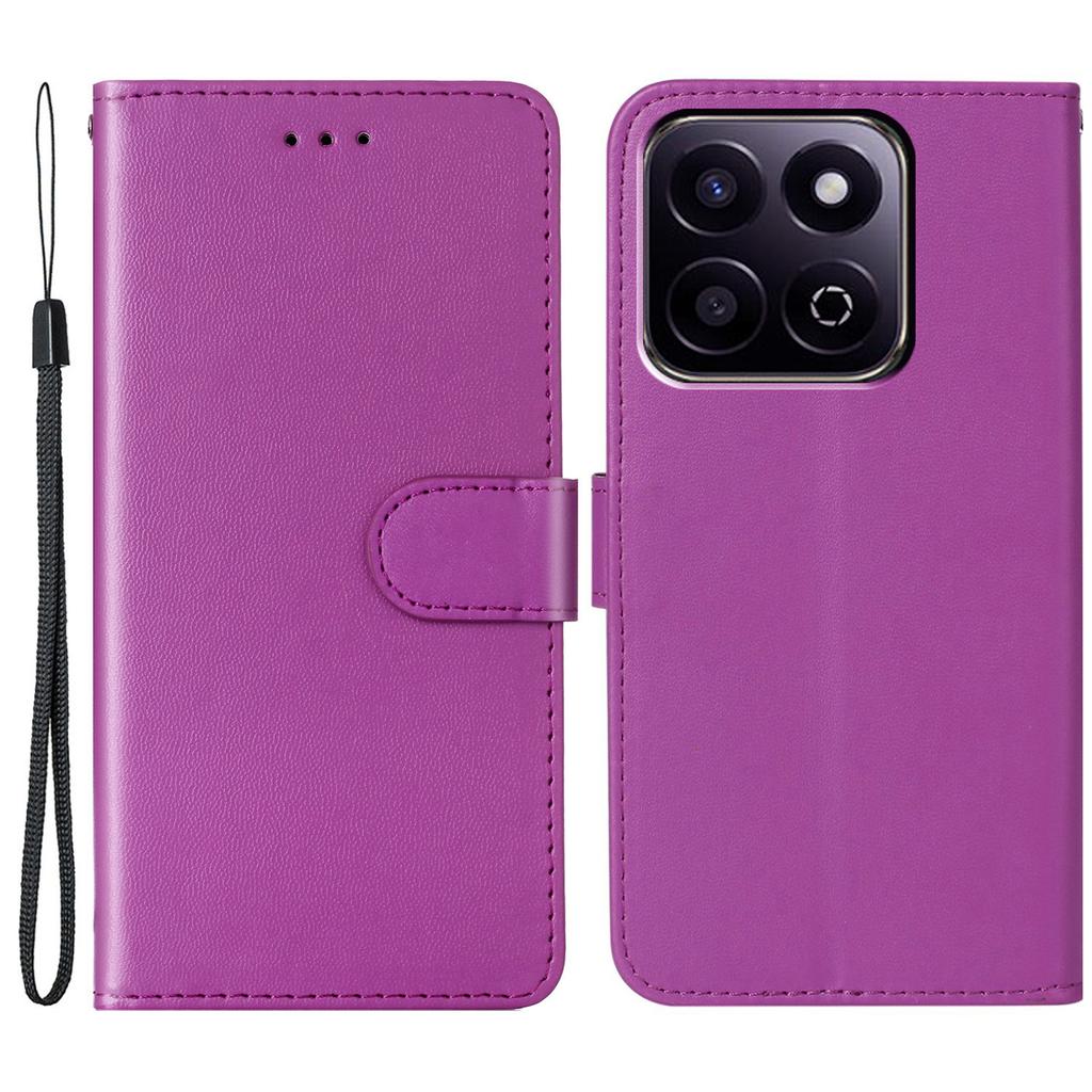 Etui dla Honor X7c 4G/Honor 200 Smart 5G z uchwytem na karty, skórzane PU, portfel z klapką, pokrowiec na telefon