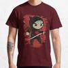 Midnight Samurai Cat Design black cat ninja for cat lover catzilla cool Ninja Cat printed TShirt for men plus size clothing