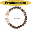 Curtain Tiebacks Bead Set of 4 Flexible No Drilling Drapery Holdbacks for Living Room Bedroom Window Decors Y5GB