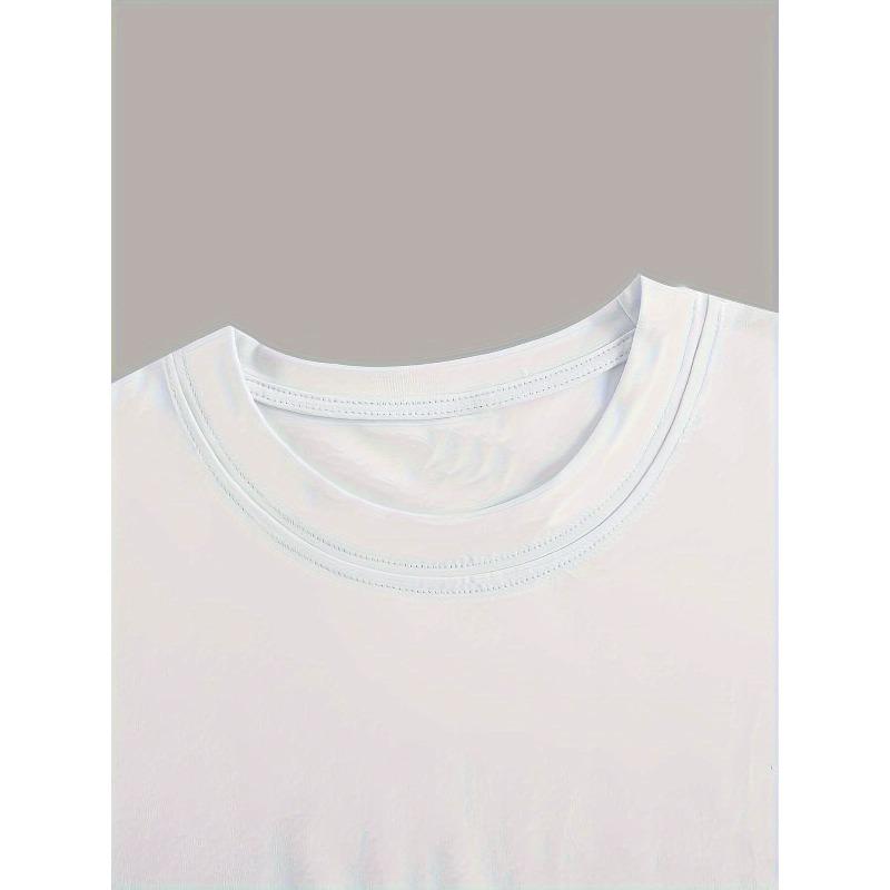 European Size London Big Ben & Tower Bridge Print Crew Neck Women's Casual Short Sleeve Top - Women's Apparel, Comfortable Fit, Classic Design