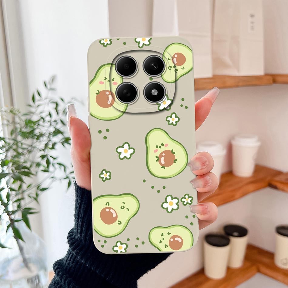 Cartoon Dinosaur Case For Poco M8 Pro 5G Back Cover For Poco M 8 Camera Lens Protection Soft Liquid Silicone Phone Protectors
