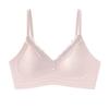 Big breasts show small underwear, summer women's thin upper support, secondary breasts, jelly soft rabbit ear cup, lace seamless bra cover