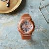 CASIO Women's Liquid Crystal/Analog Dual Display Series Orange Watch GMA-S140NC-5A1JF