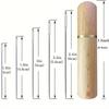 25 Pcs Stainless Steel Large Eye Hand Sewing Needles for Embroidery Yarn Knitting and Leather Repair with Storage Tube