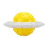 Dog Ball Toy Bite Resistant Interactive Pet Dog Tooth Cleaning Squeaky Toy for Indoor OutdoorYellow