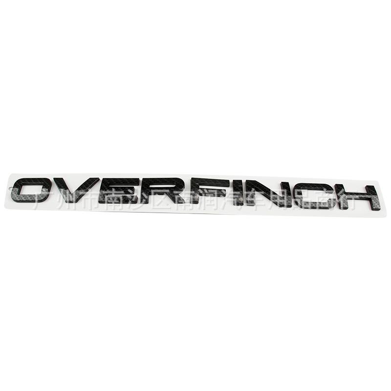 Car ABS Chrome Decals Sticker For Landrover Rangerover Overfinch I322 Discovery Hood Trunk Letters Logo Emblem Badge Sticker