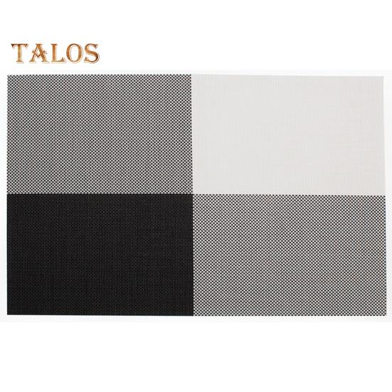 Placemat Wear Resistant Waterproof Non-slip Heat Insulation Rectangular Table Mat Glassware Cup Coaster