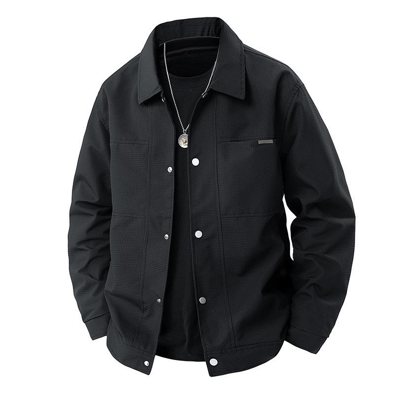 2025 Fall/Winter New Jackets for Young Men Cold-proof Fashion Jackets Stand Collar Tops Men's Warm Workwear with Plush