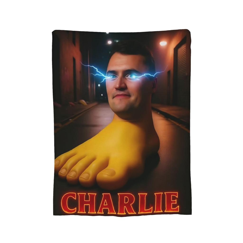 Mantas Charlie Kirk Coral Fleece Felpa Todas las Estaciones Manta Ligera Delgada Multifunción para Cama Oficina Ropa de Cama Mantas