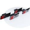 3D ABS Yellow Blue Black Logo S3 S4 S6 S7 S8 S5 Badge Car Front Grill Emblem Sticker For 9lbkr S3 S4 S5 S6 S7 S8 Accrssories lbkr9