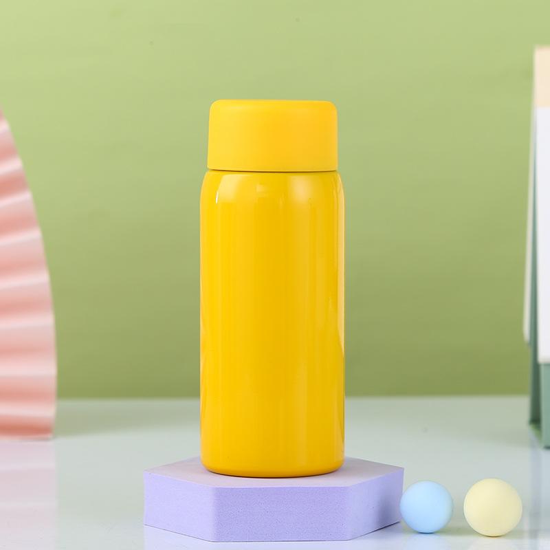 150ml Stylish Portable Stainless Steel Mini Thermos Cup for Women Creative Cute Travel Water Bottle Fashion Pocket Insulated Mug