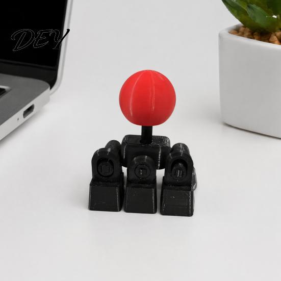 Handcrafted Gaming Art Keyboard Joystick Keycap, DIY 3D Printed Arcade Fighting Stick Adapter for Console Decoration WASD Keys, In-Game Movement