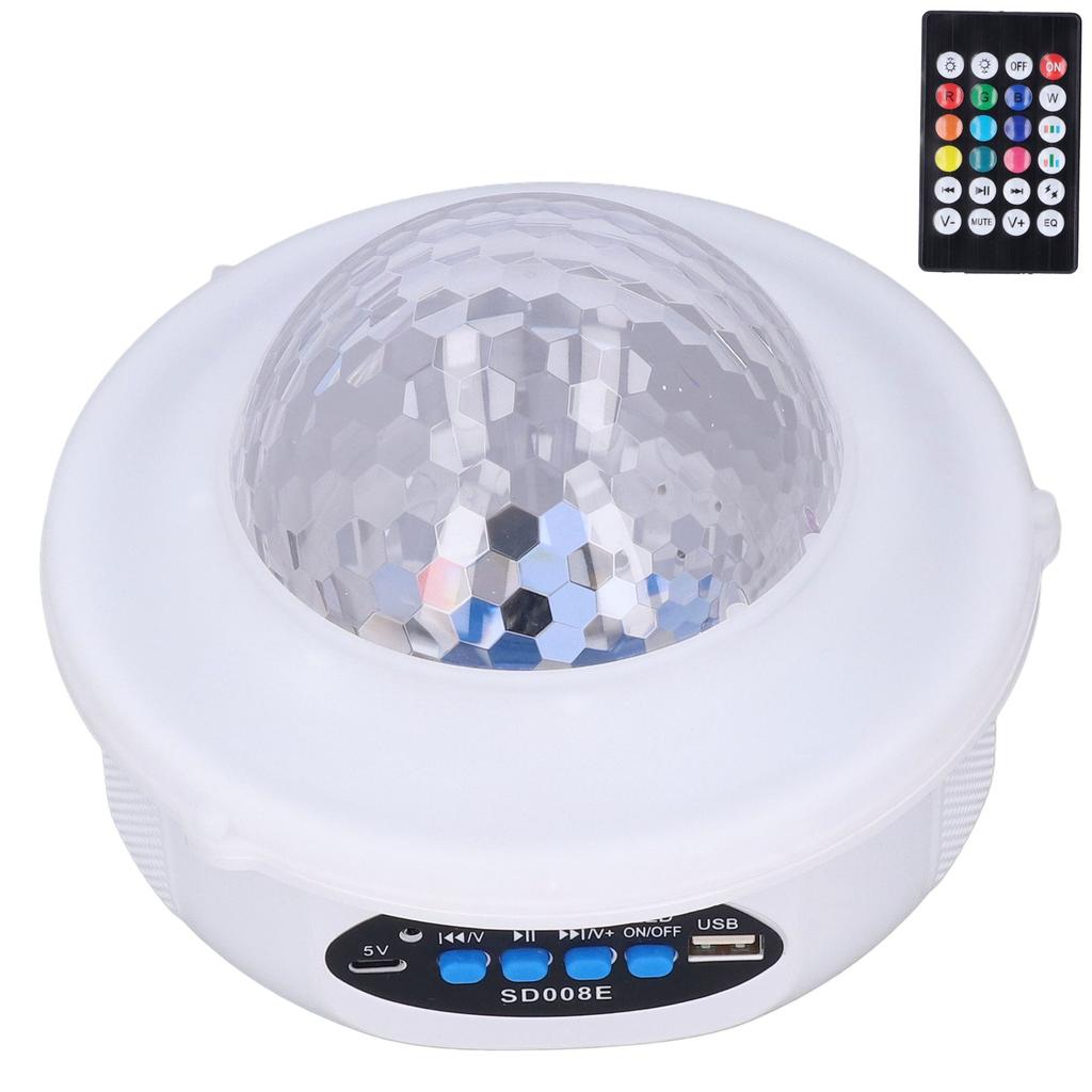 Ball Light Bluetooth Speaker Music Projection Lamp RGB Party Light for Household KTV Decoration