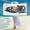 Death Fashion Beach Towel: Ideal for Summer Adventures Soft, absorbent and quick drying suitable for swimming and bathing