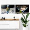 Cyberpunk Edge Walker Anime Tapestry Polyester Fiber Wall Hanging Fabric Science Fiction Moon Bedroom Dormitory Decoration