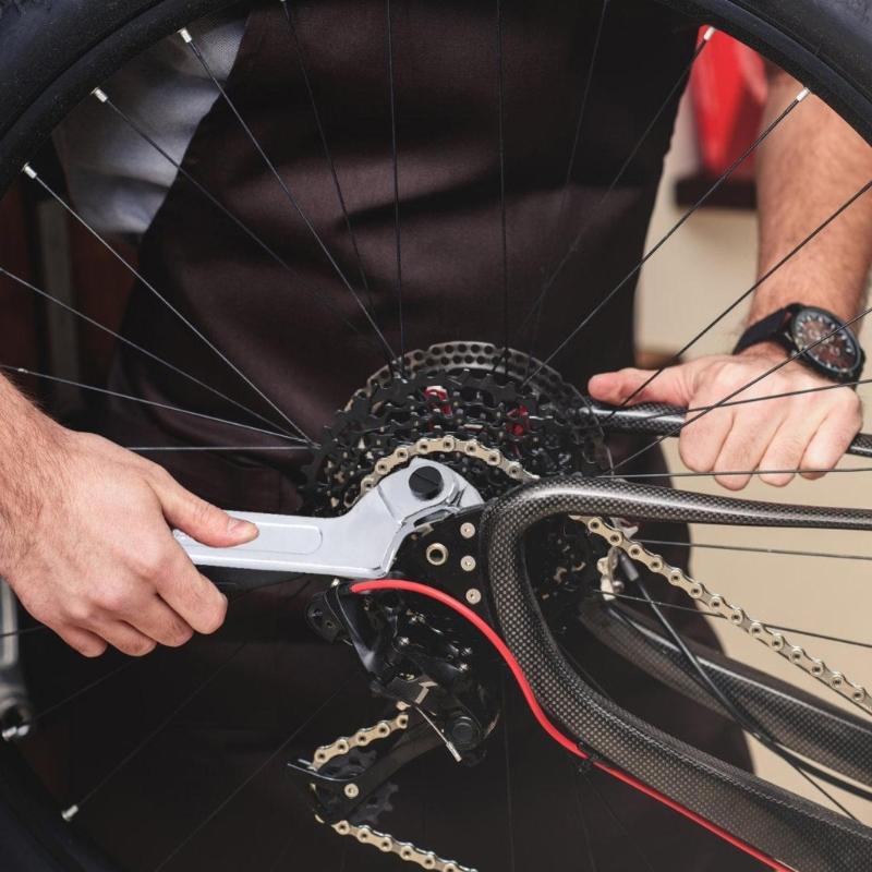 Adjustable Hook & Pin Wrenches Spanner Tool Bicycles, Bike, Motorcycle Suspension Collar, Nut Adjustment Tool