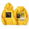 Rapper Kanye West Yeni Albümü Vultures Grafik Kapüşonlu Erkek Kadın Vintage Moda Sweatshirt Erkek Gotik Oversize Kapüşonlu Streetwear