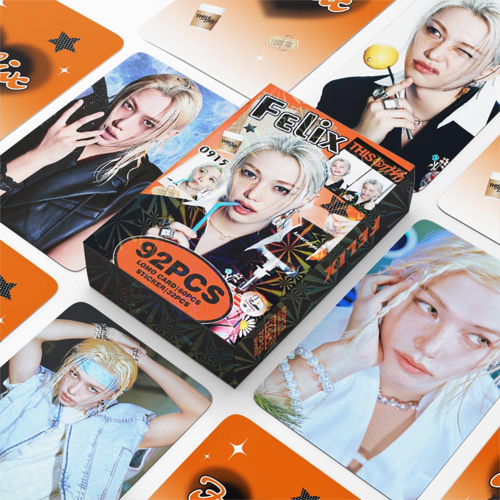 92 Small Cards Boy Group Album THIS&THAT Photo Cards Single Member Support Cards LOMO Fan Collection Gift Cards