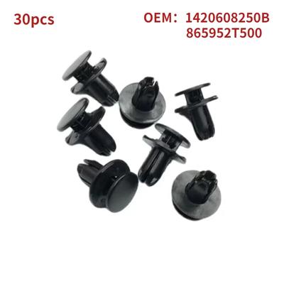 30 st Bilfäste För Hyundai i30 Santa Fe Tucson 865952T500 1420608250B Bil Främre Stötfångare Positionerare Trim Fäste Klämmor