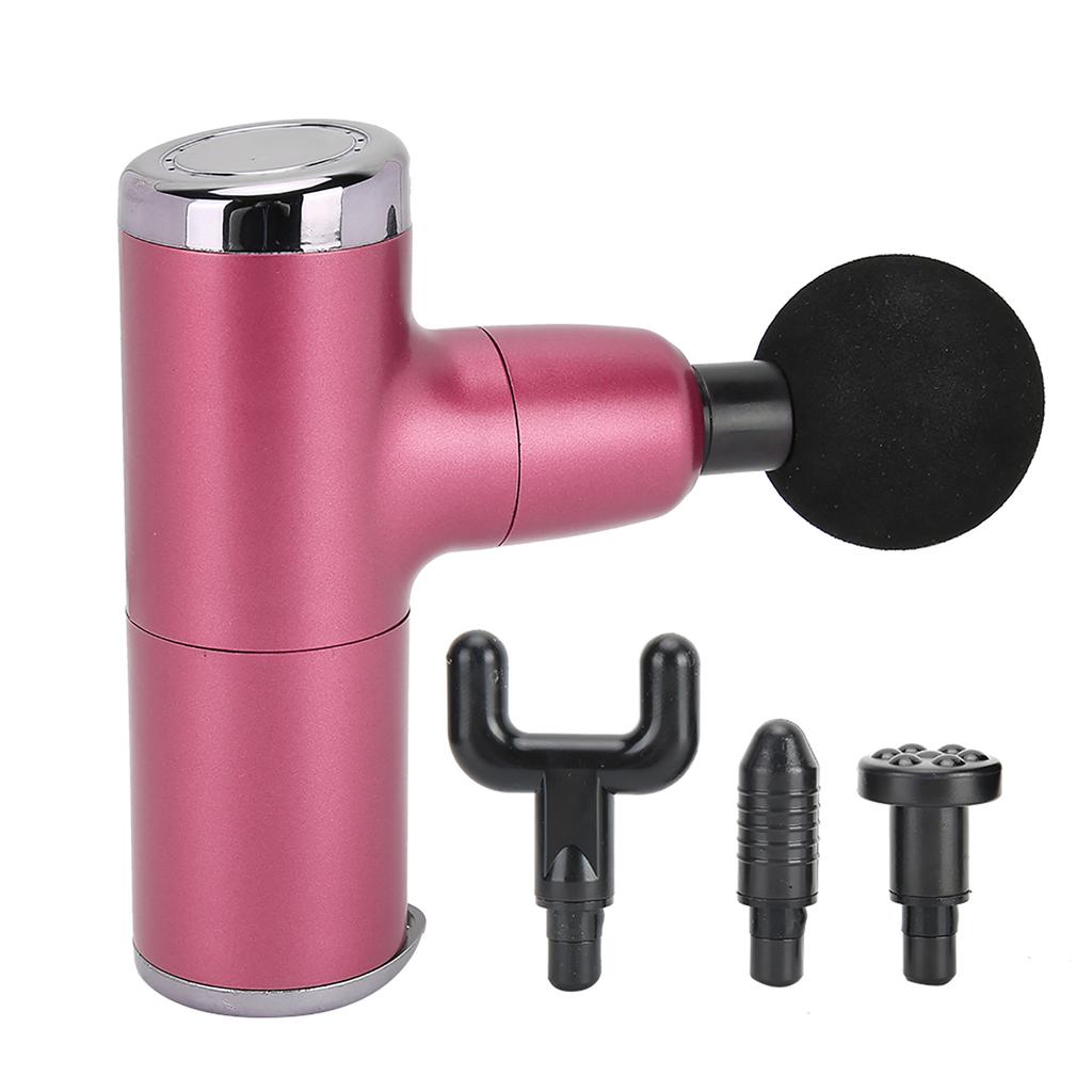 Mini Massage Gun Portable Adjustable Muscle Pain Fatigue Relive Fitness MassagerPink