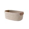 Woven Cotton Rope Desk Storage Basket Foldable Key Container Household Organizer Space Saving Living Room Bedroom Supplies