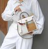 Nuova borsa da mendicante tascabile a colori abbinati, primo strato di pelle bovina, pelle swift 2528, borsa da donna alla moda