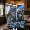 1PC Car Enthusiasts Dream Blanket Perfect All Seasons Soft Comfortable Sofa Office Travel Home Use Makes Great Gift