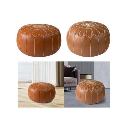 Capa de Puf Sem Enchimento Boho Bordado Artesanato Decoração de Casa Almofada de Chão Assento