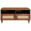 Coffee Table with Drawers 80 x 54 x 40 cm Solid Mango Wood