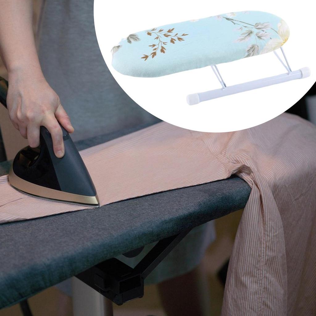 Mini Ironing Board Folding Space Saving Desktop Portable Iron Stand for Dorm Laundry