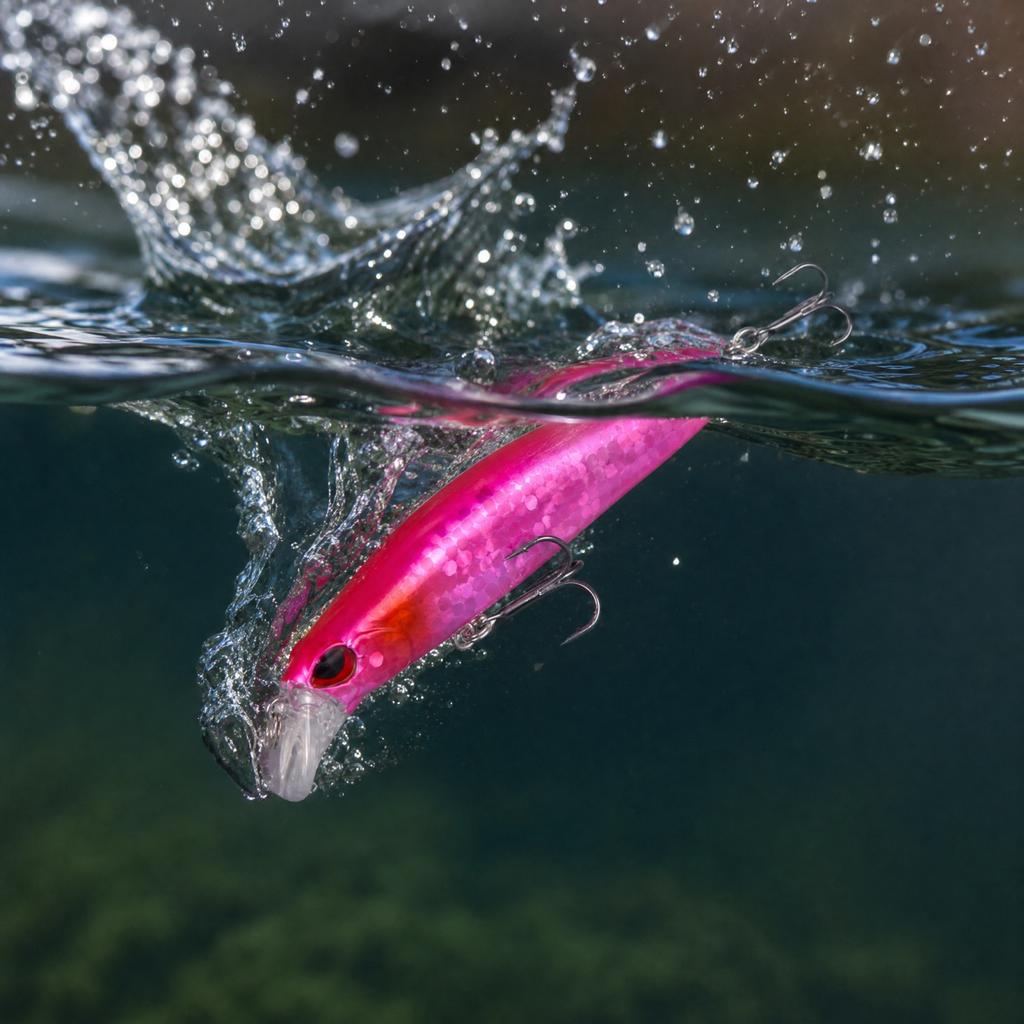 Heavy Sinking Fishing for Long Casting, Realistic Design, for and Trout