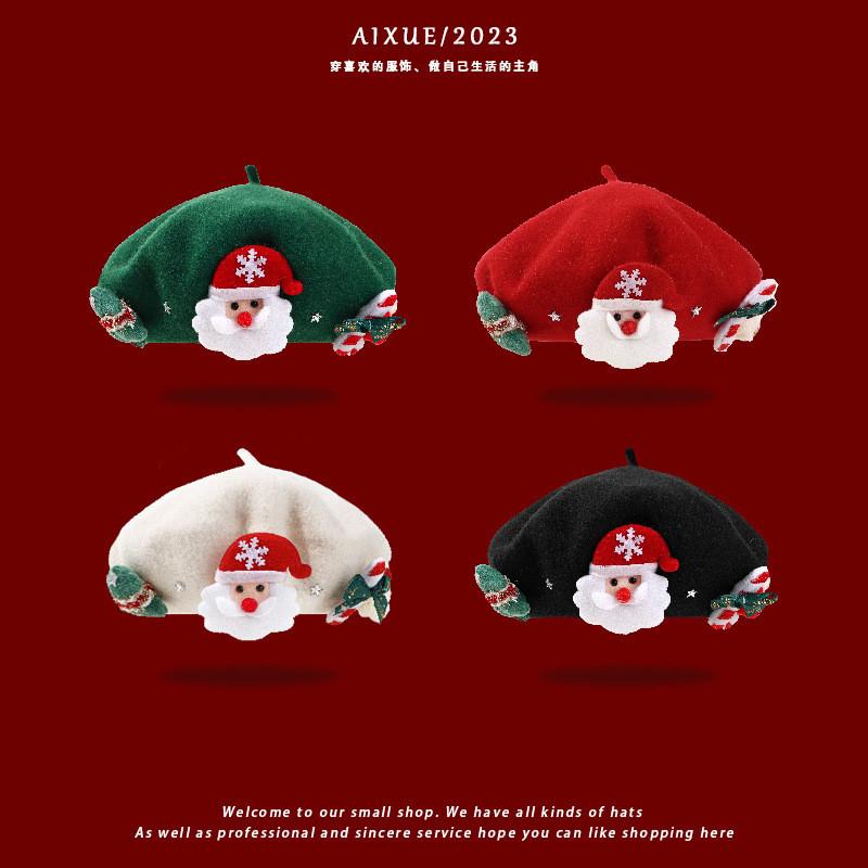 Christmas Hat Winter Warm Parent Child Fashion For Children Adults Hat Knitted