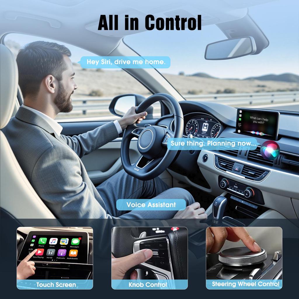 CarPlay Kutusu: Arabalar İçin Kablolu Kablosuz Multimedya Adaptörü