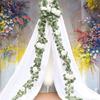 200CM Artificial Eucalyptus Garland Vine Ivy Handmade Fake Wreath Hanging For Home Garden Office Wedding Party Backdrop Arch Wall Decor