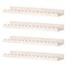 4Pcs Wooden Wall Shelves For Childrens Room Efficient Toy And Book Holder
