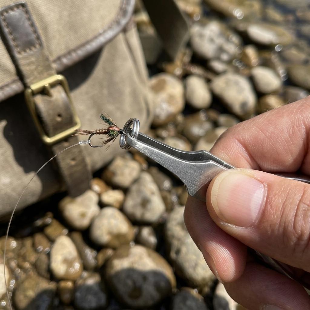 Stainless Steel Fly Fishing Lure Quick Opener Tool for Outdoor Fishing
