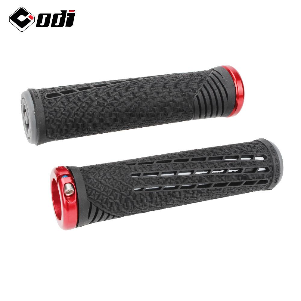 ODI Lock on Bike Grips Carbon Fiber Silicone Lightweight Bike Grips Non-slip Shock Absorption Comfortable Grip Bicycle Accessory