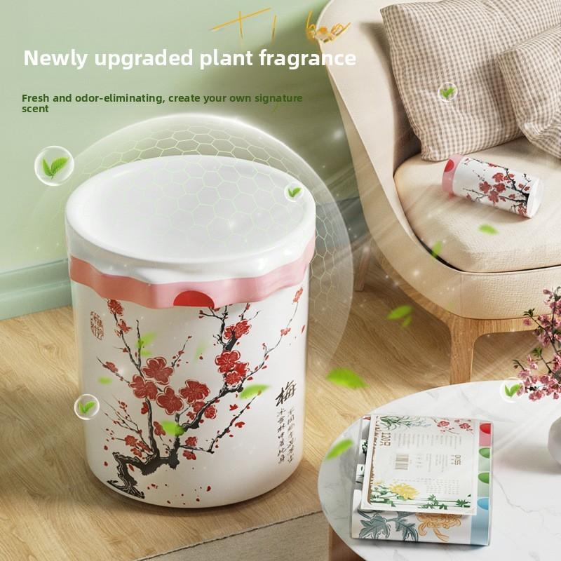 Home Use Heavy Duty Garbage Bags With Drawstring And Print Design For Kitchen Waste Disposal