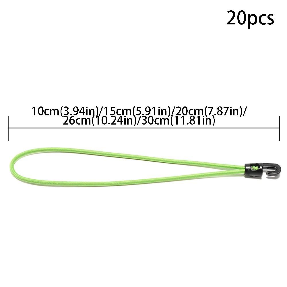 

High Elasticity Elastic Bungee Cord Elastic Straps Tie Downs Camping Use Cord Tie For Bikes 15cm